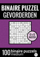 Markenloses Sans-Marque-Binärrätselmedium für Fortgeschrittene – Rätselbuch mit 100 Binairos – Nr. 6