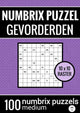 Markenloses Sans-Marque-Rätselbuch mit 100 Numbrix-Rätseln für Fortgeschrittene – Nr. 11 – Numbrix-Puzzle mittel