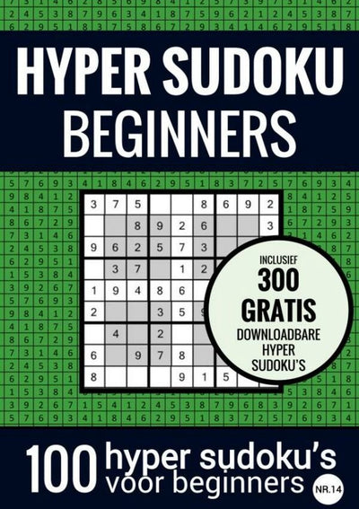 Hyper-Sudoku-Sudoku einfach: - Nein. 14 – Rätselbuch mit 100 einfachen Rätseln für Erwachsene und ältere Menschen