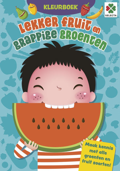 Malbuch leckeres Obst und lustiges Gemüse