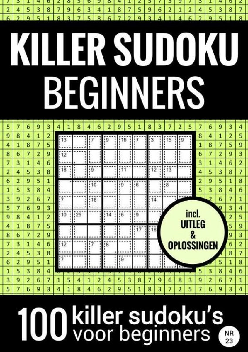 Markenloser Sudoku-Killer ohne Marke – einfach – nein. 23 – Rätselbuch mit 100 einfachen Rätseln für Erwachsene und ältere Menschen