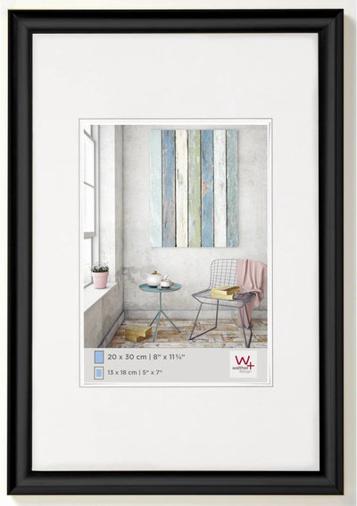 Walther trendstyle - Kunststoffrahmen - Fotogröße 30x45 cm - Schwarz