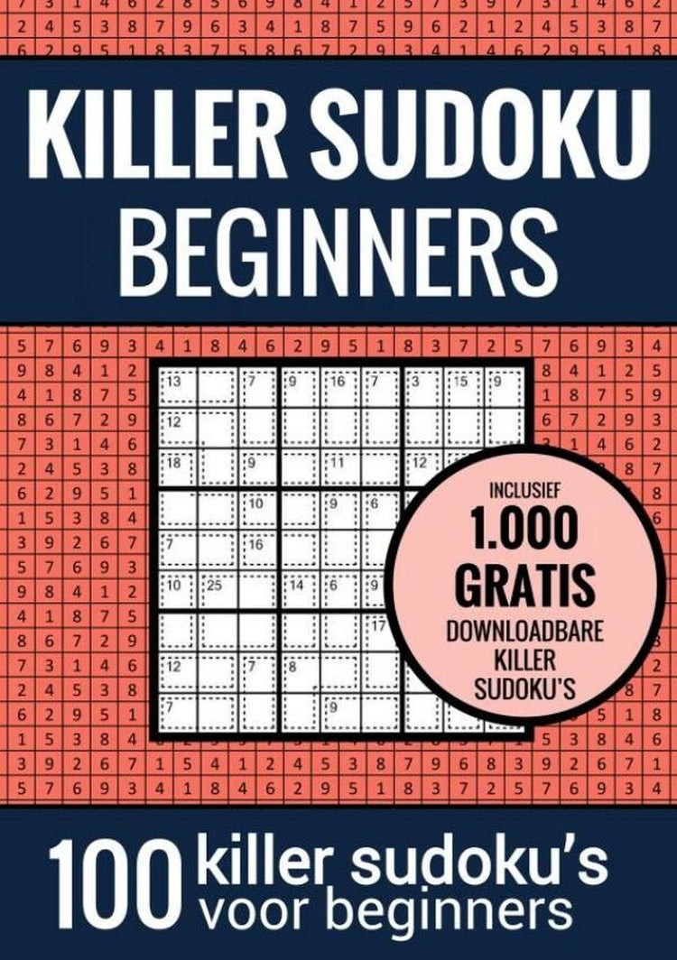 Markenloses Sans-Marque-Sudoku leicht: Killer-Sudoku – Rätselbuch mit 100 einfachen Rätseln für Erwachsene und ältere Menschen