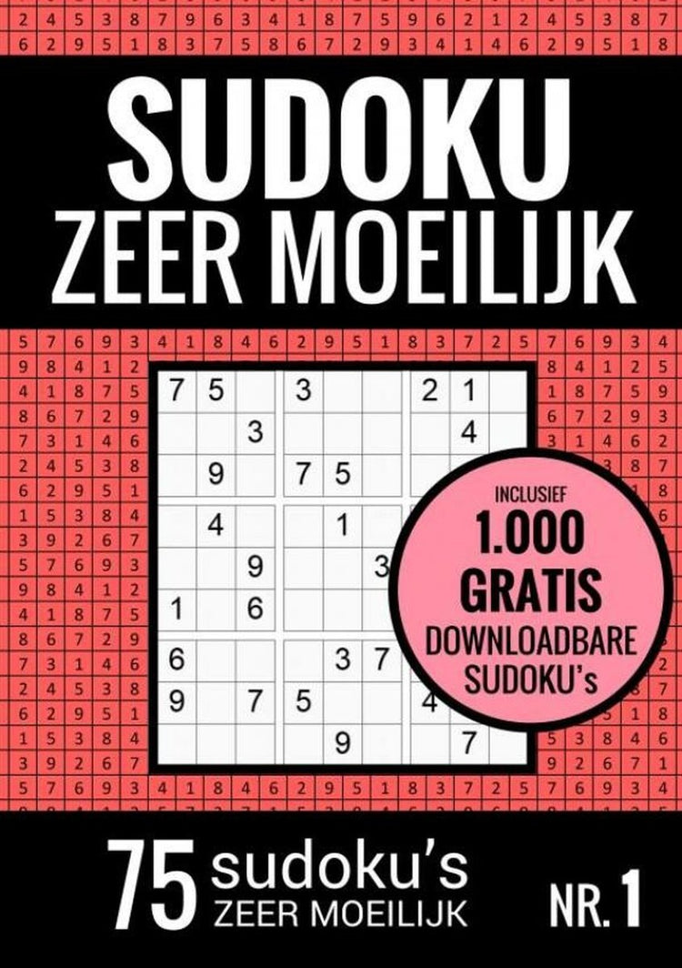Sudoku ohne Markenzeichen, sehr schwierig – Rätselbuch: 75 sehr schwierige Sudoku-Rätsel für Erwachsene und ältere Menschen