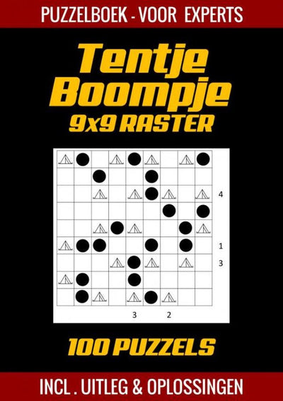 Tentje boompje – Rätselbuch für Experten – 100 Rätsel inkl. Erklärung und Lösungen – 9x9-Raster
