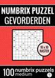 Markenloses Sans-Marque-Numbrix-Rätselmedium für Fortgeschrittene – Rätselbuch mit 100 Numbrix-Rätseln – Nr. 12