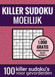 Killer-Sudoku-Sudoku schwer: - Rätselbuch mit 100 schwierigen Rätseln für Erwachsene und ältere Menschen