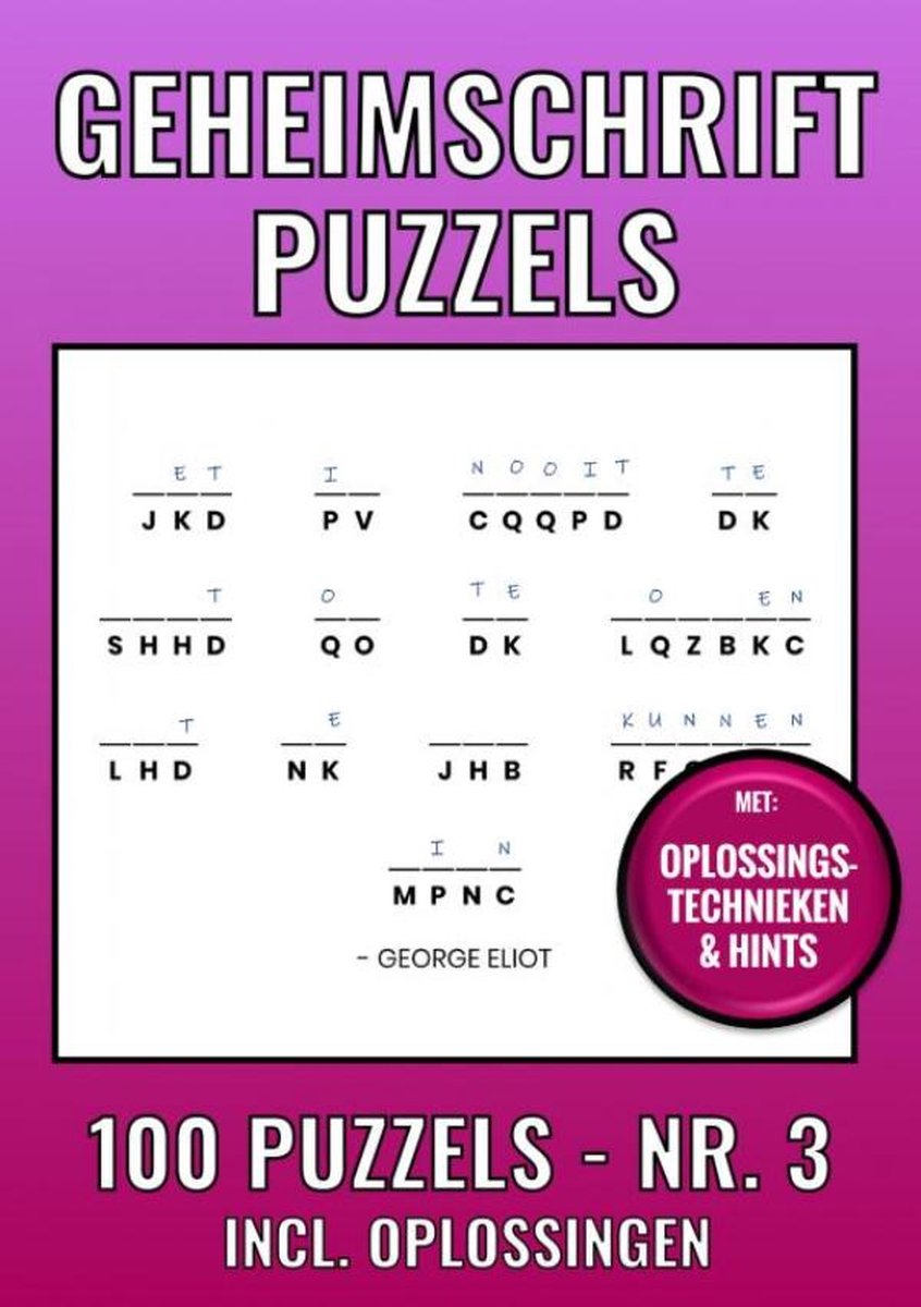 Ohne Marke Sans Marque Geheimcode-Rätselbuch Nr. 3 - 100 Rätsel - inkl. Erklärungen, Tipps und Lösungen