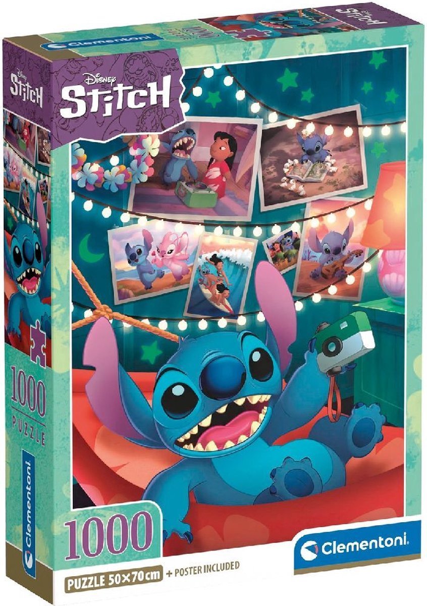 Clementoni Jigsaw Puzzle -Stich, 1000st.