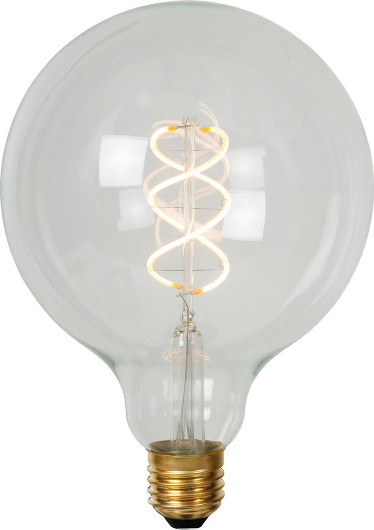 Lucide g125 - Glühlampe - ø 12,5 cm - LED dimmbar - E27 - 1x4,9W 2700K - transparent