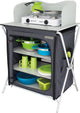 Eurotrail Küchenschrank Chur 85 cm Aluminium Polyester grün