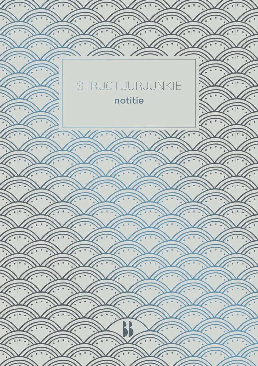 Structurejunkie - Notizbuch (grau)