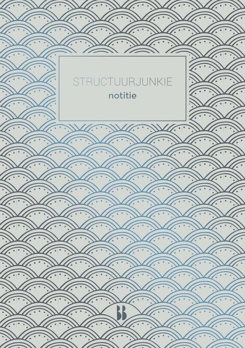 Structurejunkie - Notizbuch (grau)