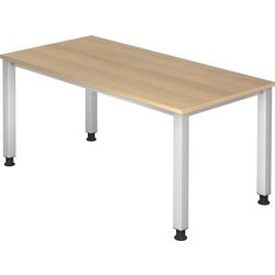 Bach Schreibtischhammer VQS16 E braun 1600 mm x 685 mm