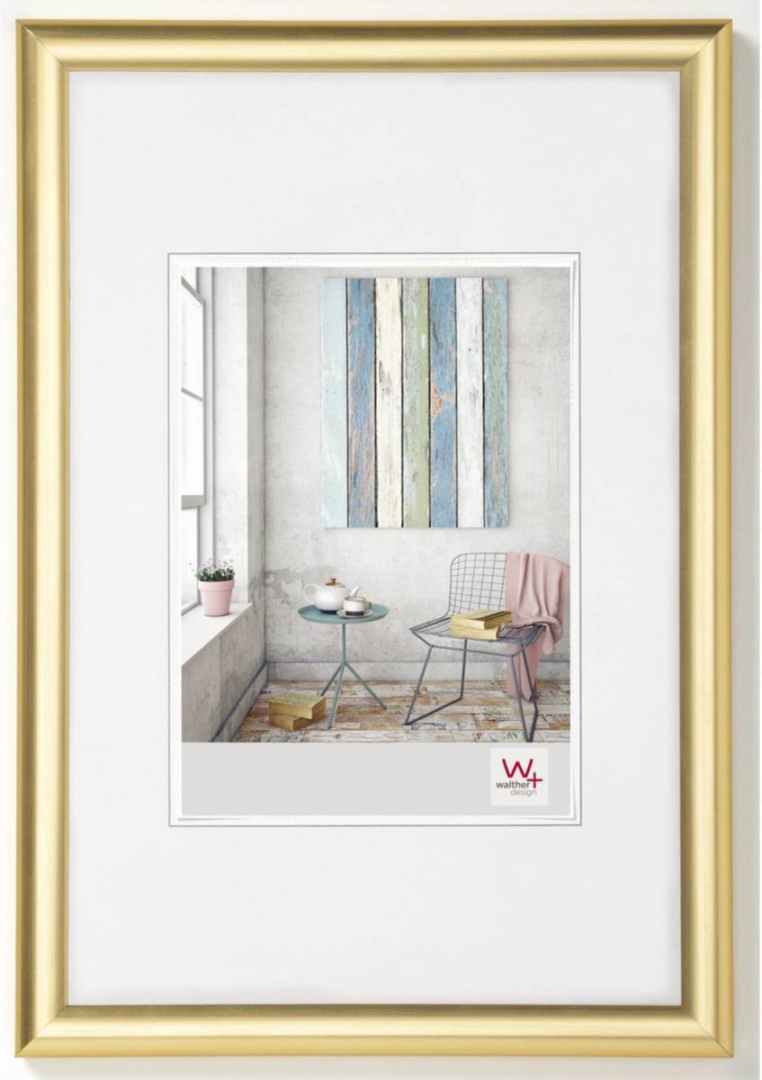 Walther trendstyle - Kunststoffrahmen - Fotogröße 30x45 cm - Gold