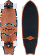 Tempish Tropical T Surfskate Longboard – 31 Zoll (79 cm) – Cruiser im Surf-Stil