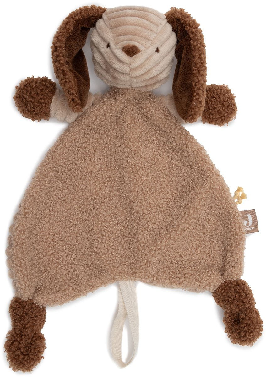 Jollein Schnullertuch Hund – Baby – 100 % Polyester – Diego