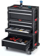 Keter Modulkommode 7 Schubladen – 59,85 x 37,76 x 59,85 cm – schwarz