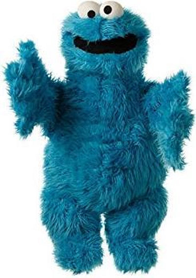 Lebende Puppen - Handpuppe - Sesamstraße - Krümelmonster - Krümelmonster - 65cm