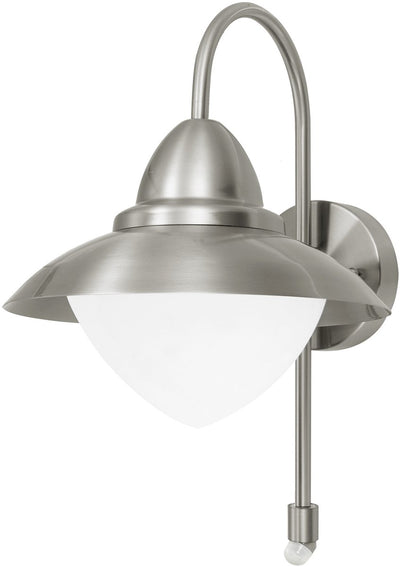 Eglo Sidney Außenwandleuchte - E27 - 37,5 cm - Bewegungssensor - Edelstahl