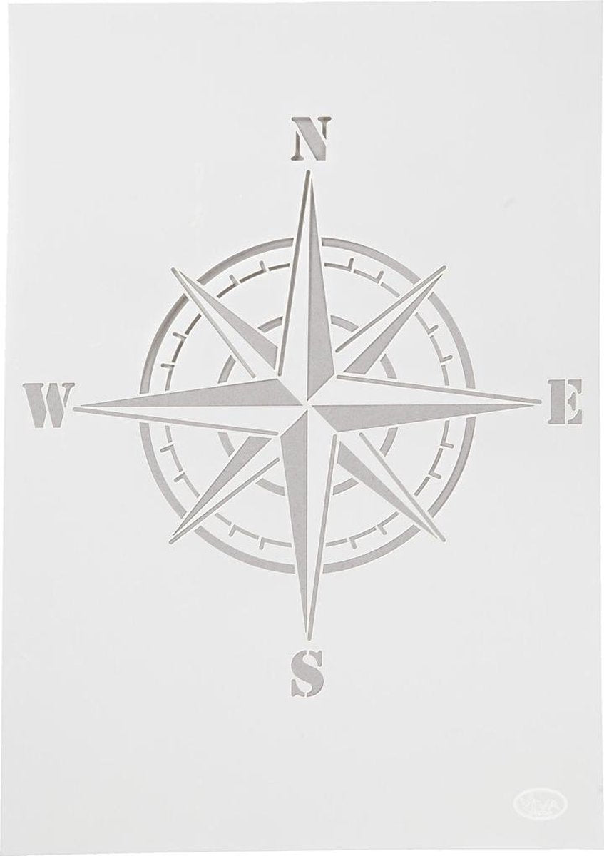 Kreativfirma Flexible Vorlage Compass A4