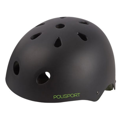 Polisport Urban Radical Bicycle Helm S 53-55 cm Graffiti Schwarzes Grün