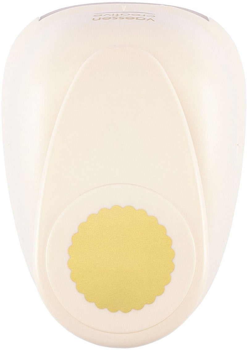 Vaessen Creative Punch – Figurenstanzer – Kreis gewellt – ø 6,3 cm