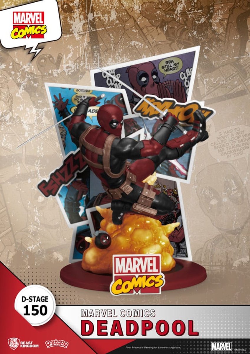 Beast Kingdom Toys Marvel D-Stage PVC Diorama Deadpool 16 cm Dioramen