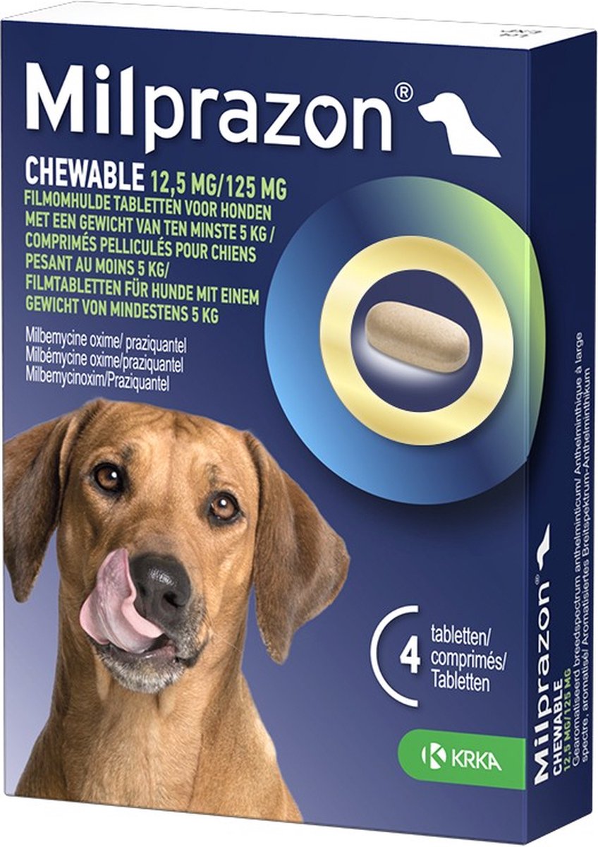 Krka Milprazon Kautabletten Wurming Tabletten Hund