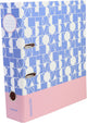 Ancor-Ordner glatt, A4, 2 Stück, 8 cm, rosa, blau – an-113174-d