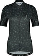 Bbb Cycling Radtrikot Damen Kurzarm Donnafit – Radtrikot Damen Kurzarm – Bequemes und schnell trocknendes Radtrikot Damen – Schwarze Blumen – Größe XL – BBW-412