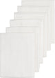 Meyco Baby Uni hydrophile Tücher – 6er-Pack – weiß – 70 x 70 cm