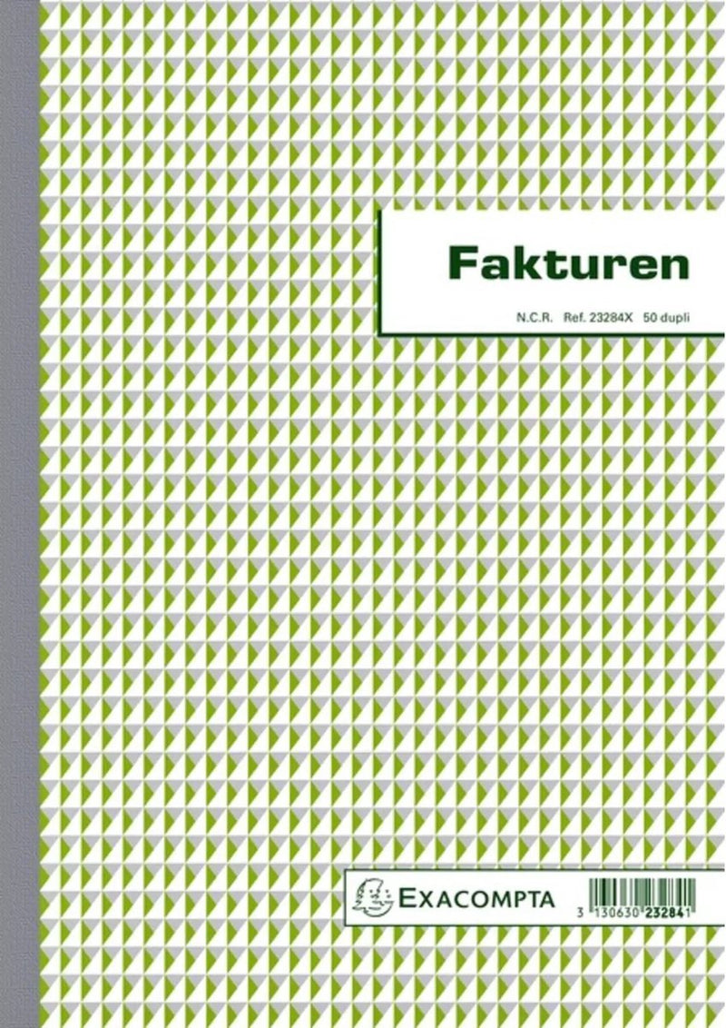 Exacompta – Rechnungen A4 – Duplikat 50 Blatt