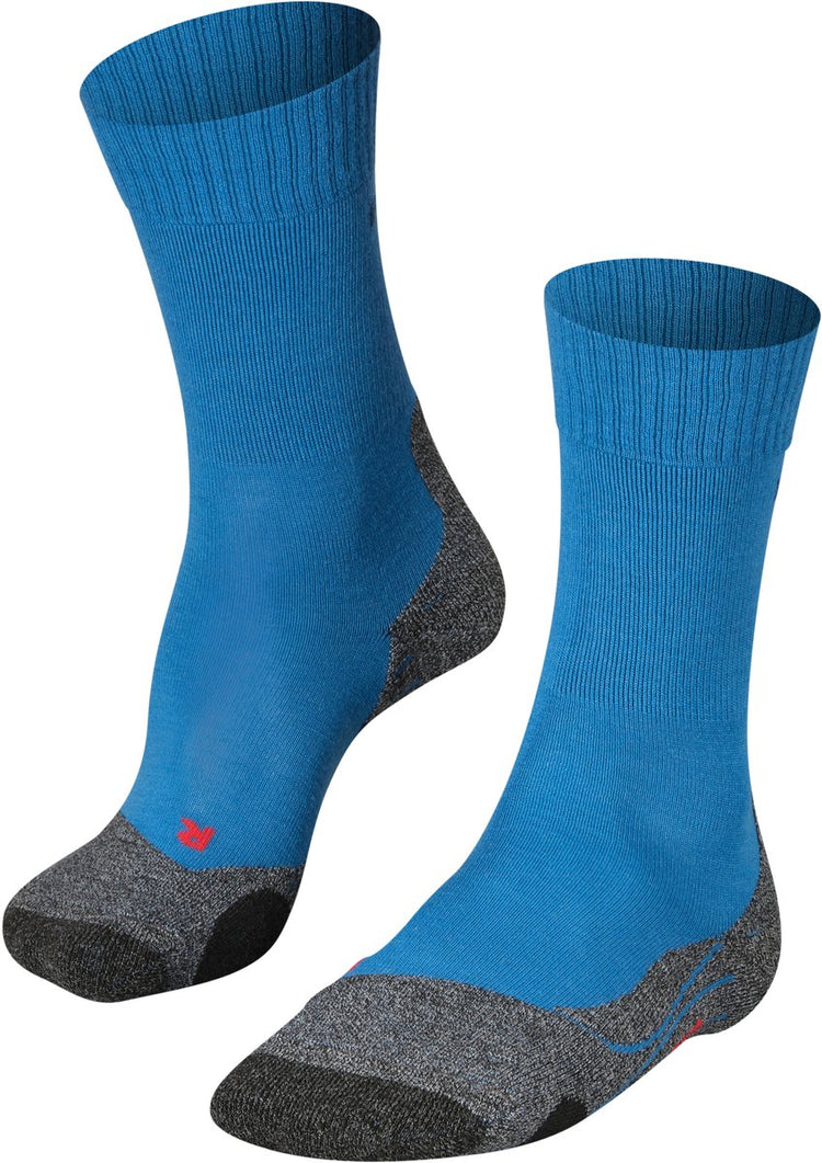 Falke TK2 Anti-Blister Wandersocken aus dickem Woll-Funktionsmaterial Herren blau – Größe 42-43
