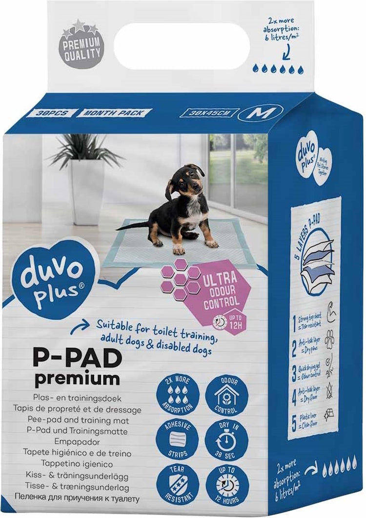 Duvo + P-Pad Premium Geruchskontrolle 30 Stück l - 45x60cm