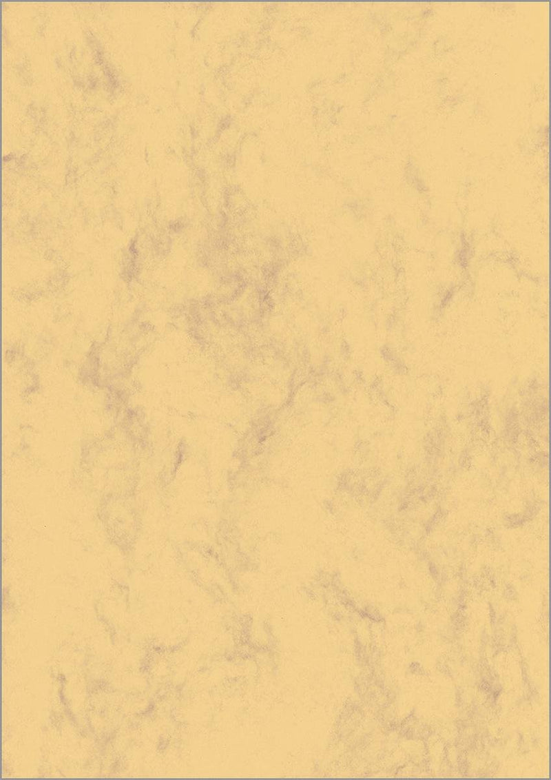 Marmorpapier Sigel dp262 A4 90g m2 Sandbraun 100 Blatt
