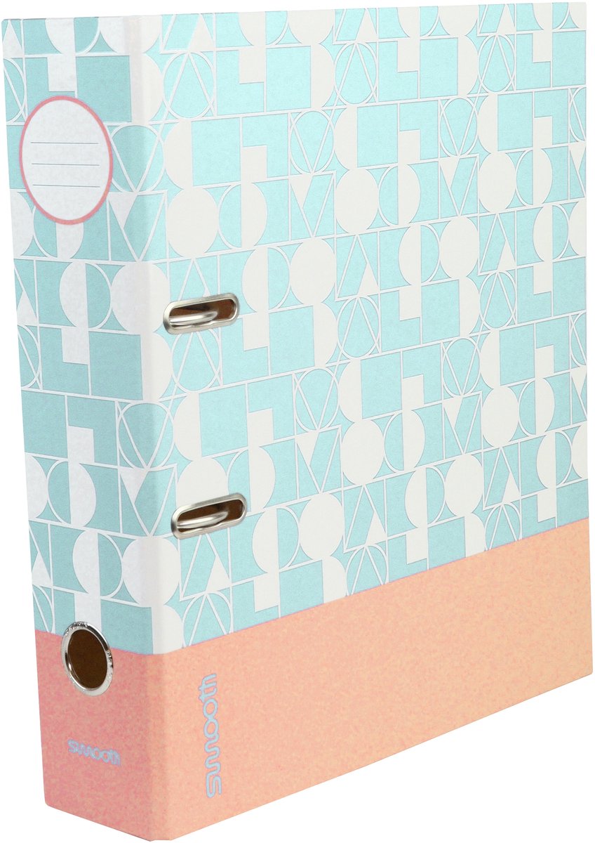 Ancor Ordner glatt A4 2r 8cm Aquablau - an-113174-e