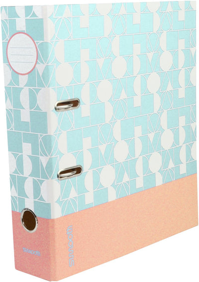 Ancor Ordner glatt A4 2r 8cm Aquablau - an-113174-e