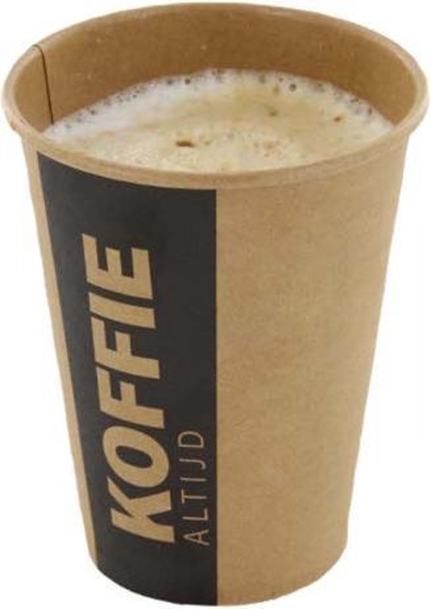 Iezzy Einwegbecher Iezzy Always Coffee 355ml ø 90mm 50 Stück