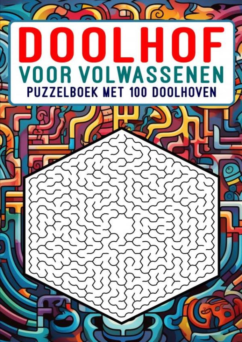 Merkloos sans marque doolhof voor volwassenen - Puzzlebuch mit 100 Doolhoven