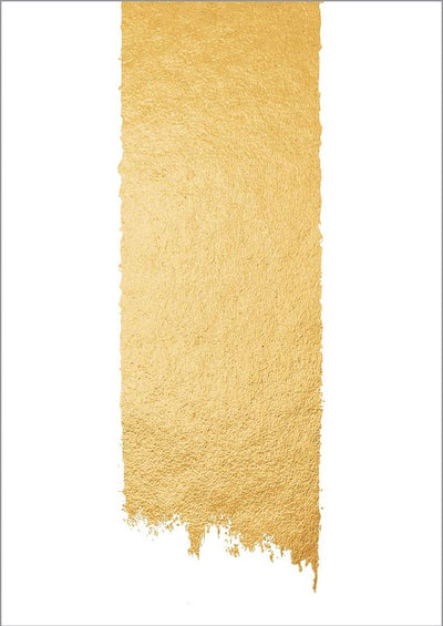 Sigel Designpapier A4 – mit goldenem Pinselstrich-Motiv – beidseitig – 200 Gramm – 50 Blatt – si-dp613