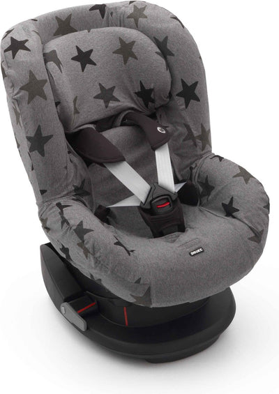Dooky Sitzbezug Gruppe 1 Autositzbezug Grey Star – Universal Autositzbezug Maxi Cosi Cabriofix, Maxi Cosi Bezug Pebble, Maxi Cosi Bezug, Cybex und mehr – Autositzbezug Baby Universal