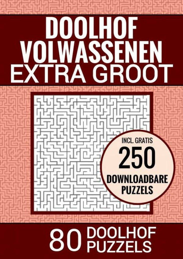 Markenloses Sans-Marque-Buchgeschenk – Rätselbuch für ältere Menschen, Sehbehinderte, Senioren, Oma, Opa – Labyrinth für Erwachsene – extra groß, Typ XL