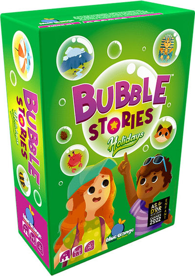 Geronimo-Spiele Blau-Orange-Spiele - Blasengeschichten Ferien - Strategiespiel - 1-2 Spieler - Geeignet ab 4 Jahren