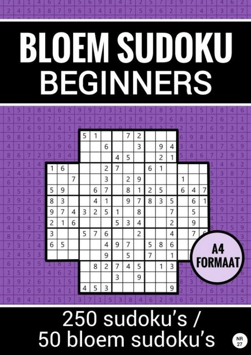 Brandless Sans Marque Easy Sudoku: Blumen-Sudoku – Nr. 27 - Rätselbuch mit 50 Blumen-Sudoku-Rätseln für Anfänger