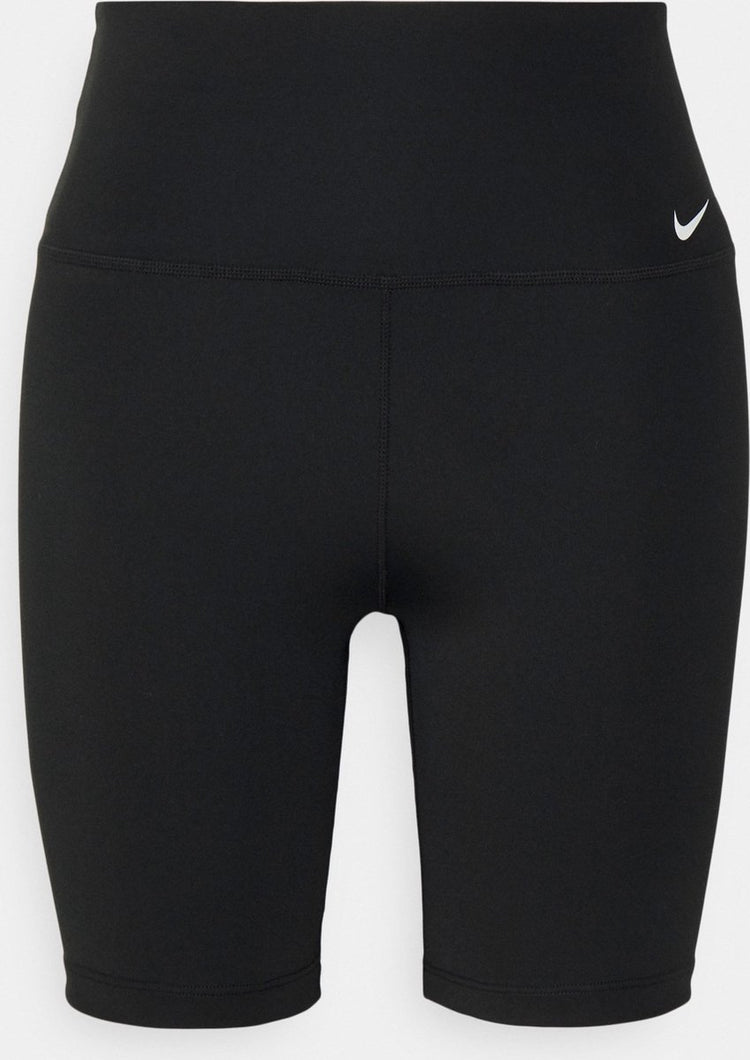 Nike W nk One DF HR 7in kurze Damen-Sporthose – Schwarz – Weiß – Größe XS