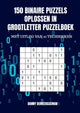 Markenlos ohne Markenzeichen, das 150 binäre Rätsel in einem großgedruckten Rätselbuch löst