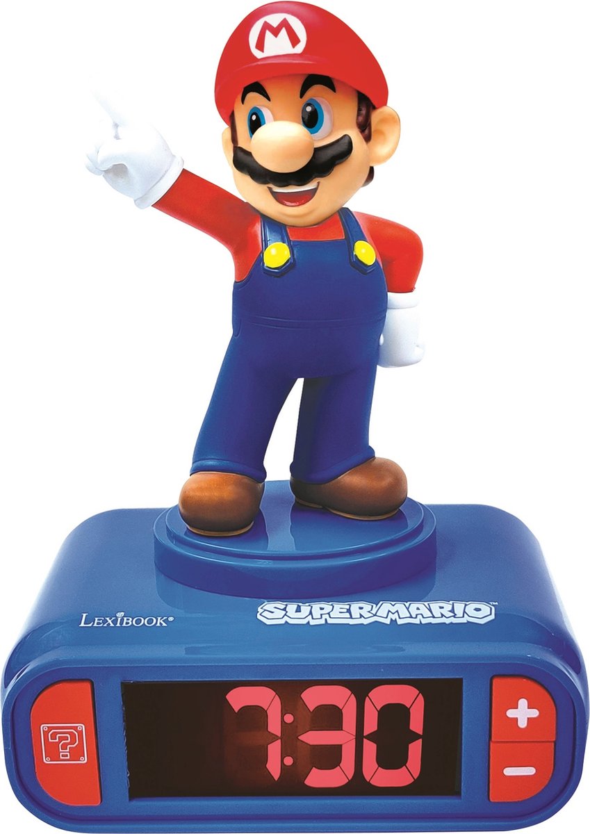 Lexibook Super Mario Wecker mit Geräuschen