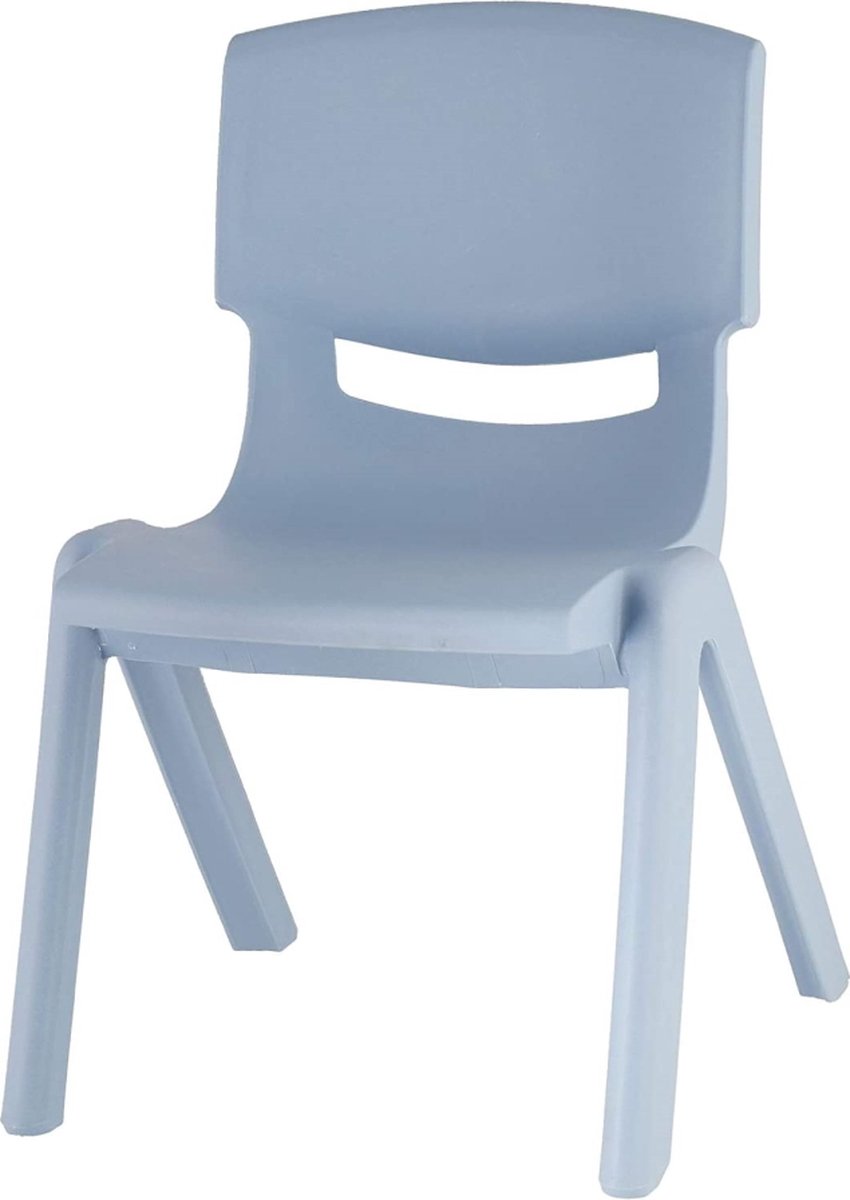 Bieco trend blauer Kindersitz aus Kunststoff