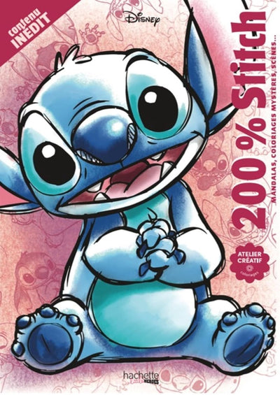 Hachette-Helden Disney – 200 % Stich – Hachette – Malbuch für Erwachsene und Kinder